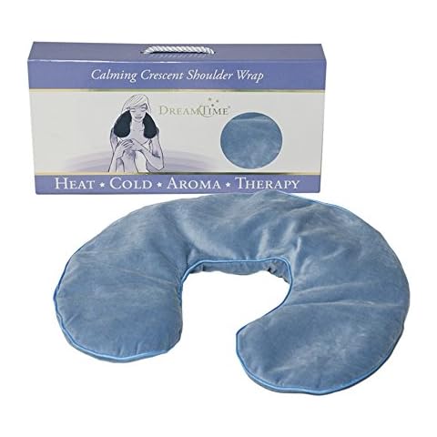 DreamTime Calming Crescent Shoulder Wrap, Larkspur Blue Cover