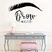 Produktbild BJWQTY Salondekoration und Augenbrauen, Schönheitssalon wandsticker Spruch DIY Wandaufkleber Aufkleber Make-up Schönheitssalon Dekoration Zubehör-43cm X 69cm
