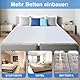 Upgrade 3-in-1 Liebesbrücke für Matratzen mit Spannbettlaken,Matratze Lücke Füller King Bett-mit Blatt Strap Set 198x 190cm-Patent