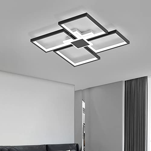 Plafonnier géométrique moderne au design épuré pour salon - 4