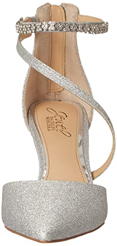 Jewel Badgley Mischka Alaia Pointed-Toe Kitten Heel #TOP1