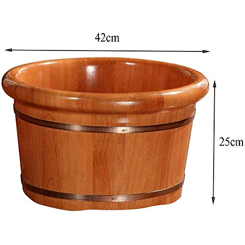 Spa de pies de madera maciza con diseño creativo y masaje miniatura 2