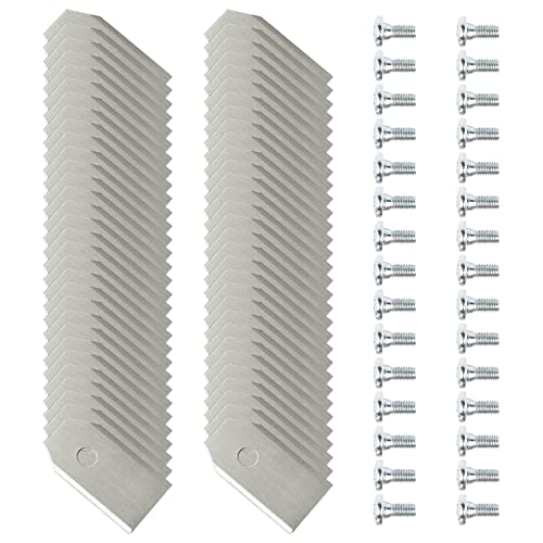 Kudoosen 30-Pack Stainless Steel Replacement Blades for Husqvarna Gardena Automower