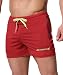 Jed North Men's Fitted Shorts Bodybuilding Workout Gym Running Tight Lifting Shorts