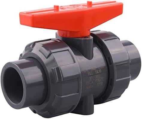 Amazon.com: DERNORD UPVC True Union Ball Valve with Full Port, EPDM O ...