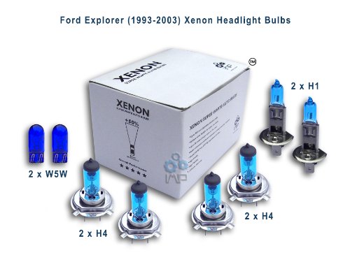 Ampoules de phare effet xénon H7 H1 H4 W5W : un éclairage blanc moderne pour votre voiture