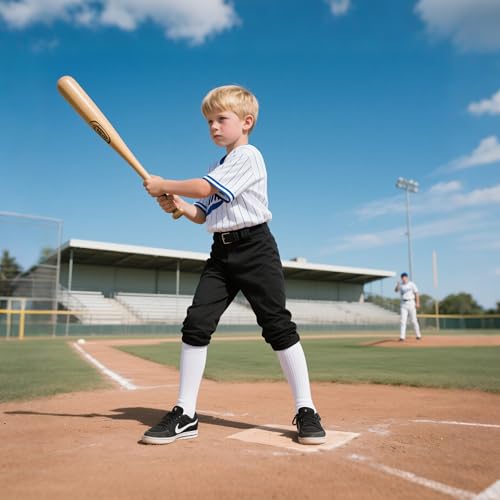 Urban Virgin Kids Soccer Socks Athletic Knee High Tube Toddler Baseball and Football Socks for Boys and Girls 2 Packs A-White,A-Pink 6-10 Years — view 2