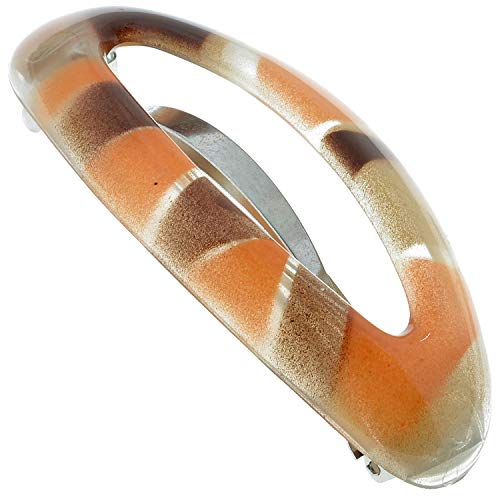 Camila Paris CP13 French Hair Barrettes Clips for Girls, Strong Hold Grip Hair Clips for Women, No Slip and Durable Styling Girls Hair Accessories, Made in France