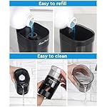 Kitchen Dish Soap Dispenser with Sponge Holder, 3-in-1 Countertop Dishwashing Soap Pump Dispenser Set for Kitchen Sink, Useful Kitchen Gadgets - Black - Image 5