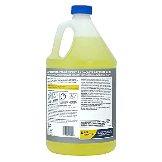 Zep Driveway Pressure Wash Cleaner Concentrate