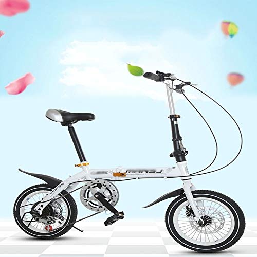 Amazon.co.jp: 16インチ折りたたみ自転車可変速度デュアルディスク
