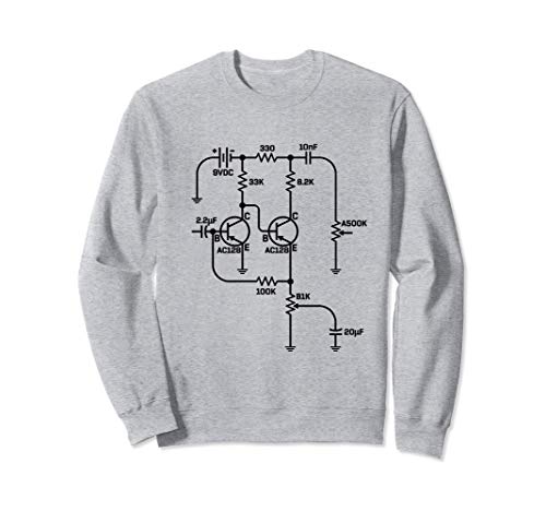 Fuzz Pedal Schematic Diagram Germanium PnP Circuit Effects Sweatshirt