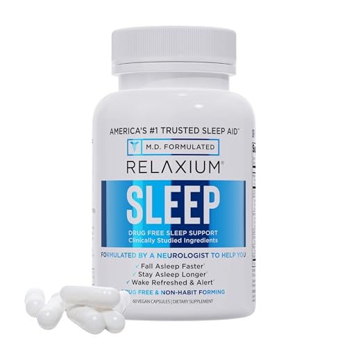 Relaxium Sleep Aid for Adults 5mg Melatonin Magnesium Glycinate 30-Day