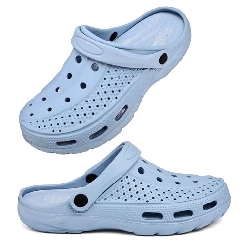 Image of INMINPIN Mens Womens Garden Clogs Shoes Beach Slippers Pool Water Sandals with Comfortable Arch Support Insole