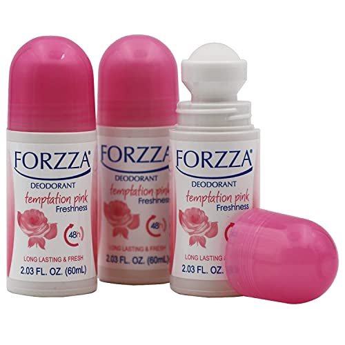Desodorante Roll-On Temptation Rosa 3 Unidades 2.03 Oz miniatura 2