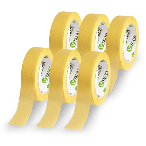 V1 TRADE, Masking tape, Painter's Tape 25 mm x 50 m, Universally Applicable