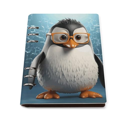 Cuaderno A5 de 6 anillas plano para solucionar el desorden al escribir diario