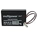 Produktbild Multipower MP0,8-12AMP Blei-Säure-Batterie Vlies 12V 800mAh AMP kompatibel 96x25x52mm