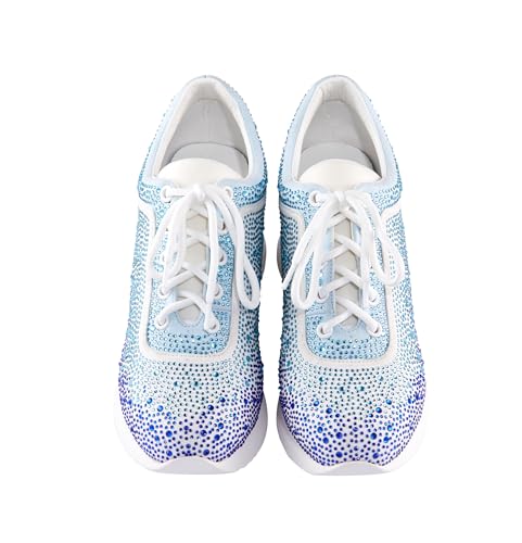 Lady Couture Jackpot Glitz Fashion Athletic Sneaker On A Spring Look Wedge2