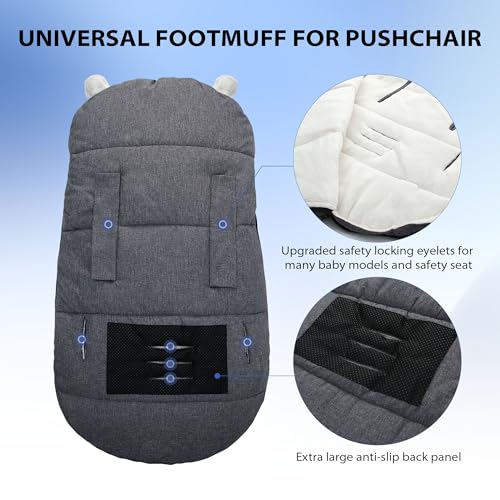 Amo Nenes AMO10103380080081 Universal Footmuff For Stroller, Baby Bunting Bags thumb #5