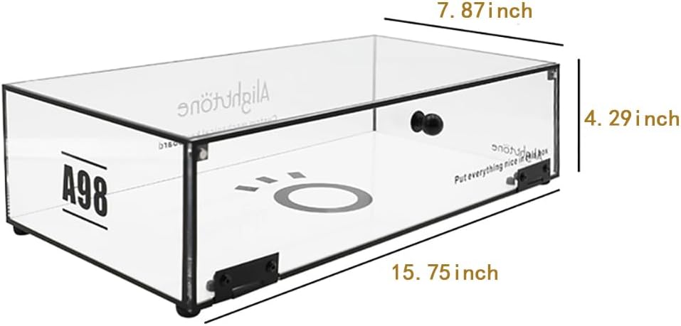 Acrylic Keyboard Storage Display Box, Clear Mechanical Display Rack, Desktop Storage Compartment Placement Rack (One Box)