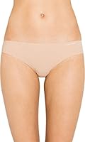 Calvin Klein Women's Invisibles Thong, Light Caramel, Small