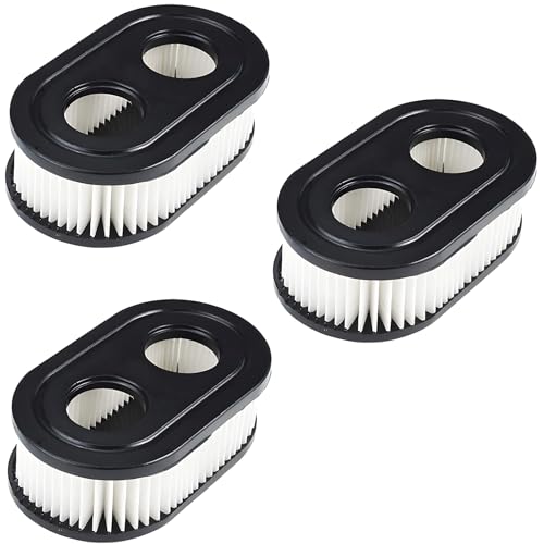 CTRICALVER 3 pcs Filtres à air Tondeuse, Filtres à air de Tondeuse à Jardin Convient pour Moteur de Tondeuse à Gazon