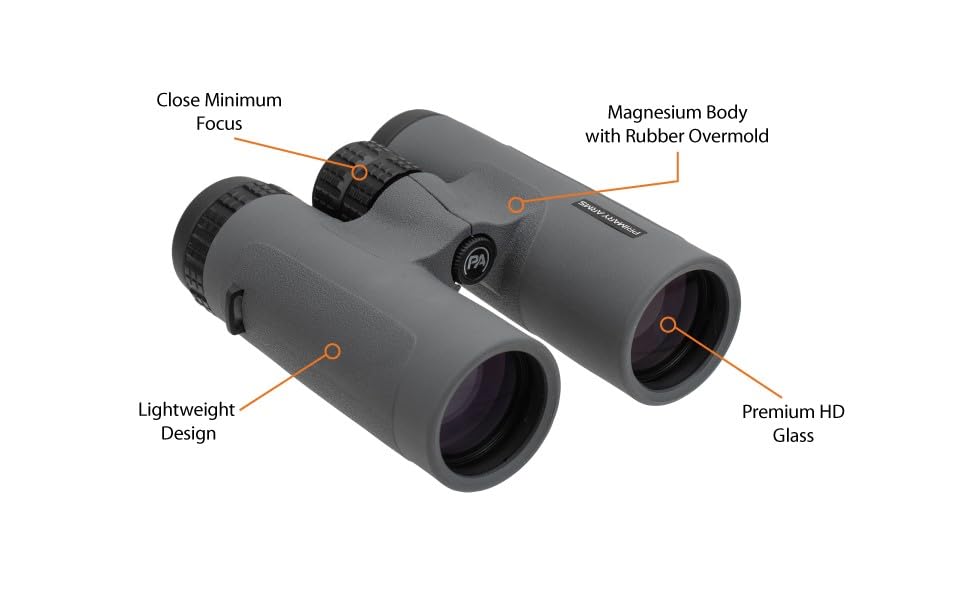 Primary Arms GLx 10x42 HD Binocular con lentes de baja dispersión miniatura 5
