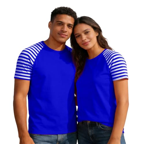 Camisetas de algodón para hombre, cuello redondo, ligero,...