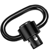 EZshoot Sling Swivels, Durable Sling Swivel with Push Button, Lightweight, Black