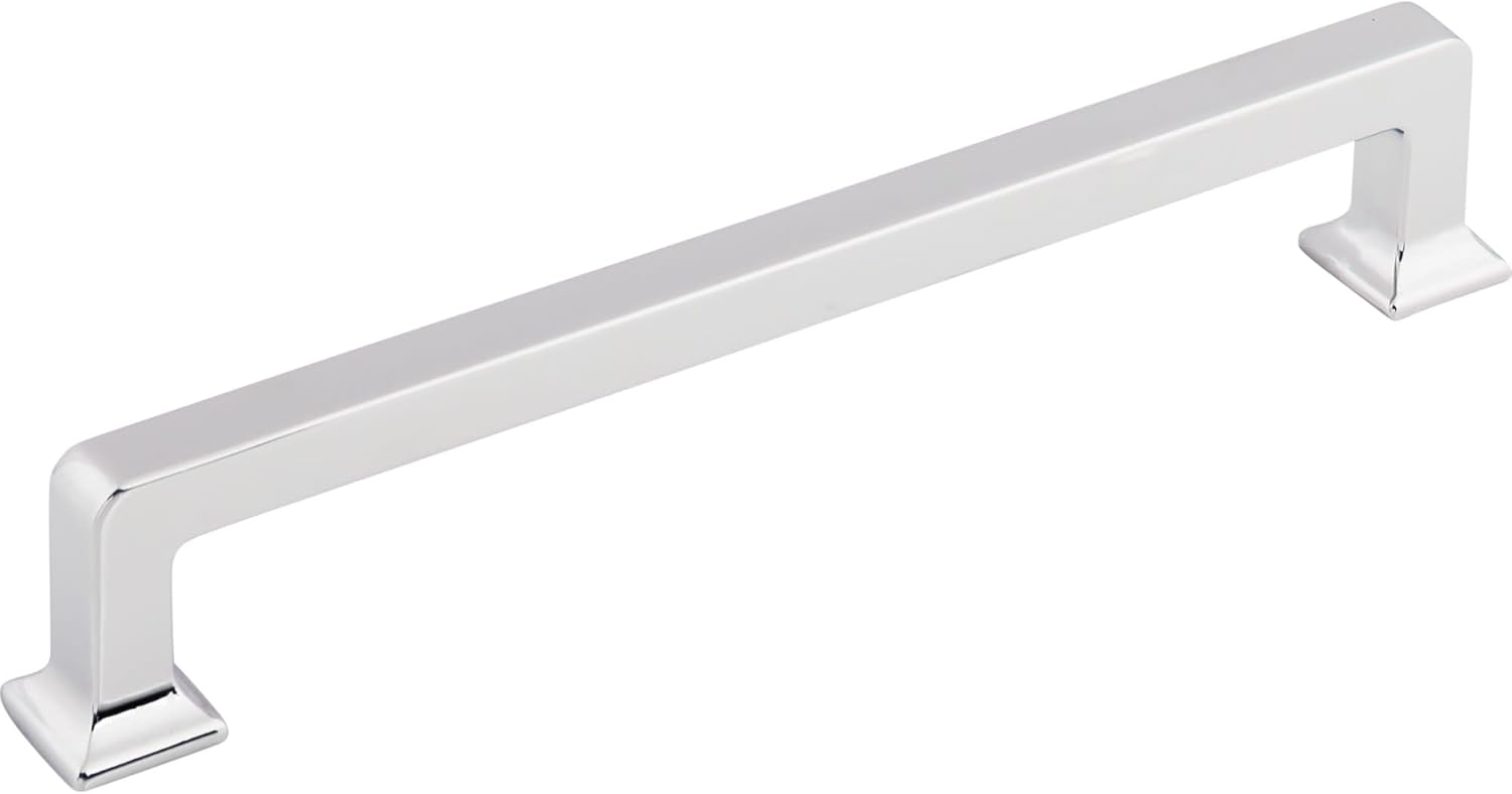 Top Knobs TK705PN Transcend Collection 6-5/16" Ascendra Pull, Polished Nickel