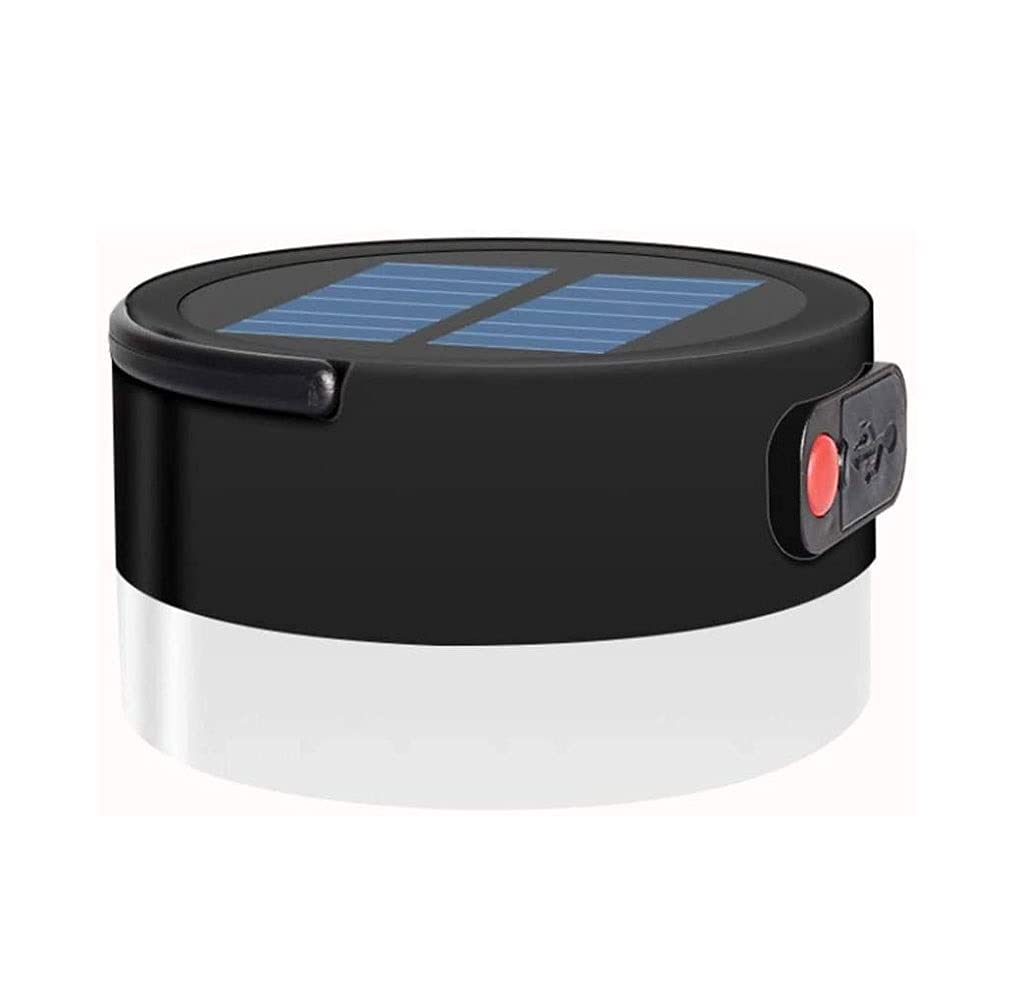 Latarnia kempingowa LED, zasilana energią słoneczną lub ładowana przez USB z 300 lm, 4 tryby światła, wodoodporna lampa do namiotu, idealna latarka latarnia w nagłych wypadkach, zestawy survivalowe, turystyka, wędkowanie, dom i nie tylko