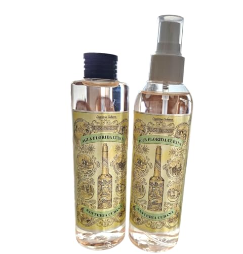 Colonia Florida Espiritual Original Cubana - Agua Esotérica x 2 con Pulverizador