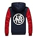 ASDFGHJK Unisex Felpa con Cappucio 3D Stampato Uomo Goku Disegni Cosplay Super Saiyan Otaku Pullover 5XL