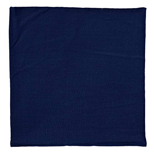 Cojín de semillas de colza, 19 x 19 cm, color azul oscuro