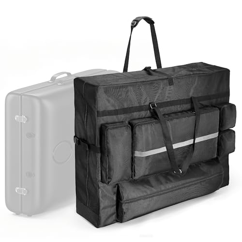 Fizentia Massage Table Carrying Case 38"x9.5"x30.5" Black