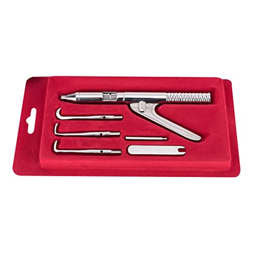 Removedor automático de coronas de acero inoxidable, removedor automático de coronas dentales con cinco accesorios,herramientas de instrumentos quirúrgicos automáticos para removedor de coronas