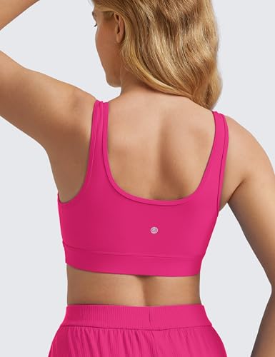 Image of CRZ YOGA Maternity V Neck Nursing Bras | Butterluxe, Doubled Lined, Light Support, Non Padded, Yoga, Extremely Soft, U Back, Wide Straps, Pregnancy and Postpartum