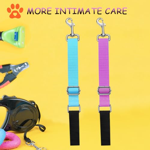 CUTEABC Pet Dog Grooming Arm Accessories, 2 Pcs Stable Grooming Arm Extender,Extension Strap Groomers Helper Grooming Loop,Dog Grooming Leash Extension for Dog Bathing Grooming Trimming…