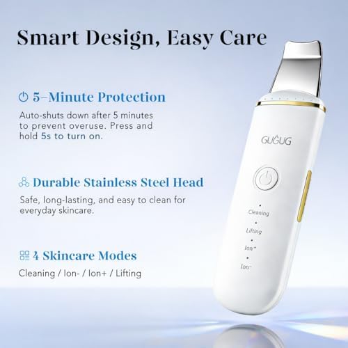 GUGUG Skin Scrubber Face Spatula Skin Spatula Pore — close-up of materials and construction quality