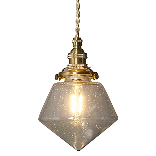 Chandelier moderne en verre réglable pour corriger les plafonds sombres
