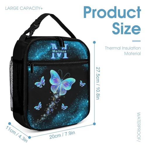 Artsadd Personalized Name Backpack for Girls Boys,Customized Cute Dinosaur School Bookbag for Kids, Personalized Unique Casual Book Bag Back Pack for Daughter Son Back to School Travel4