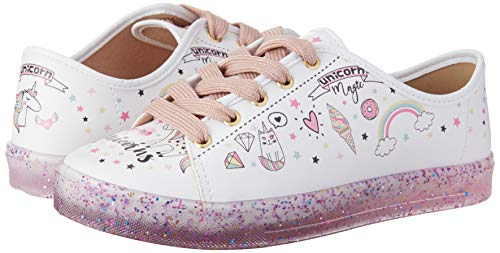 Sapato Casual Napa Unicornio, Molekinha, Meninas, Branco, 33