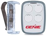 Genie/Overhead Doors 4 Button Universal Remote Control for Garage Door and Gate Openers, Guardian, Ryobi, Sommer, Marantec, FAAC, Chamberlain, Liftmaster, Wayne Dalton, Linear MegaCode