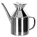 ibili 700105 dzbanek na olej, 0,5 l, stal nierdzewna, srebrny, 15 x 13 x 7 cm