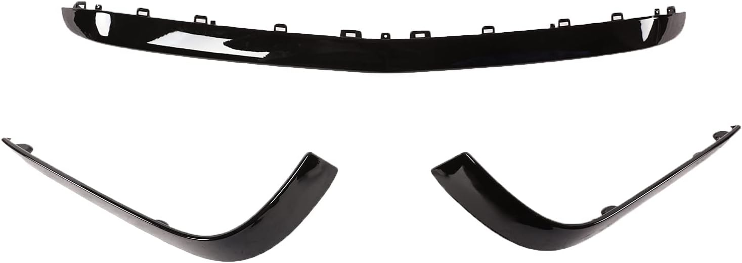 PENSUN AMG Style Front Bumper + Grille + PDC Holes Fit for 2015-2018 Mercedes Benz C-Class W205 C300(Only Fit 4 Doors)