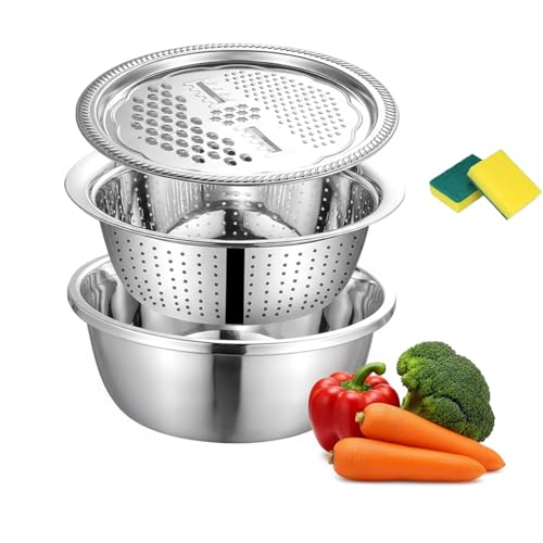 Professional 5-in-1 Kitchen Basin - German Design Stainless Steel Colander
