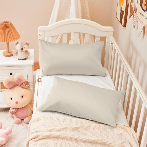 Warmstar 100% 면 유아용 베개 커버 세트 5.41cm x 45.7cm 아이보리 화이트 — 사진 7