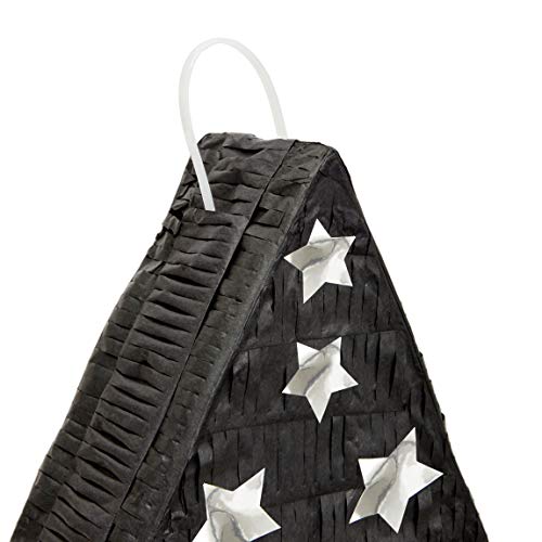 Cute Witch Pinata For Halloween Party Supplies, Silver Foil Stars, Pink Hair (Small, 16 X 13 X 3 Inches) #TOP6