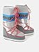 Moon Boot, Icon Space Racing Boots For Men And Women, 4.5-7 Women/3.5-6 Men, Silver